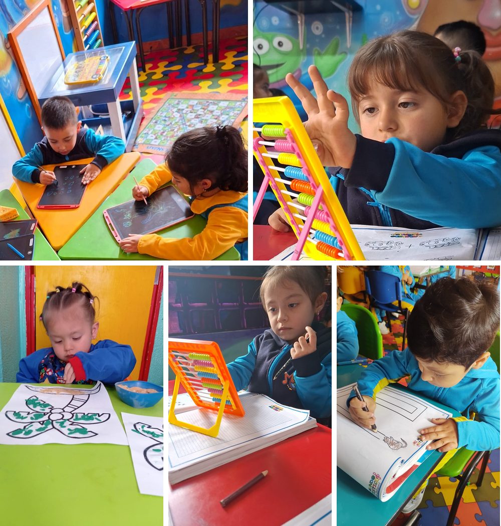 Niños aprendiendo